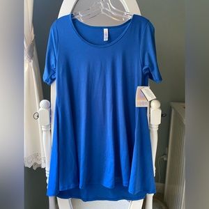 LulaRoe Perfect T size XS Royal Blue New with tags